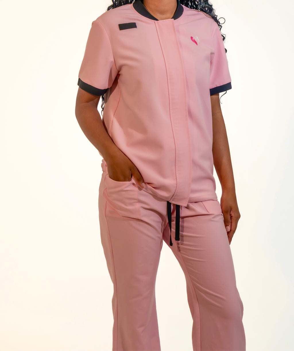 Empire pink top