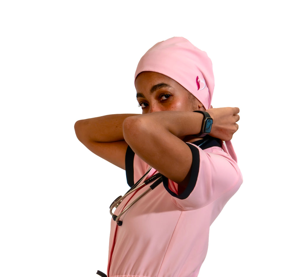 EMPIRE PINK SCRUB CAP
