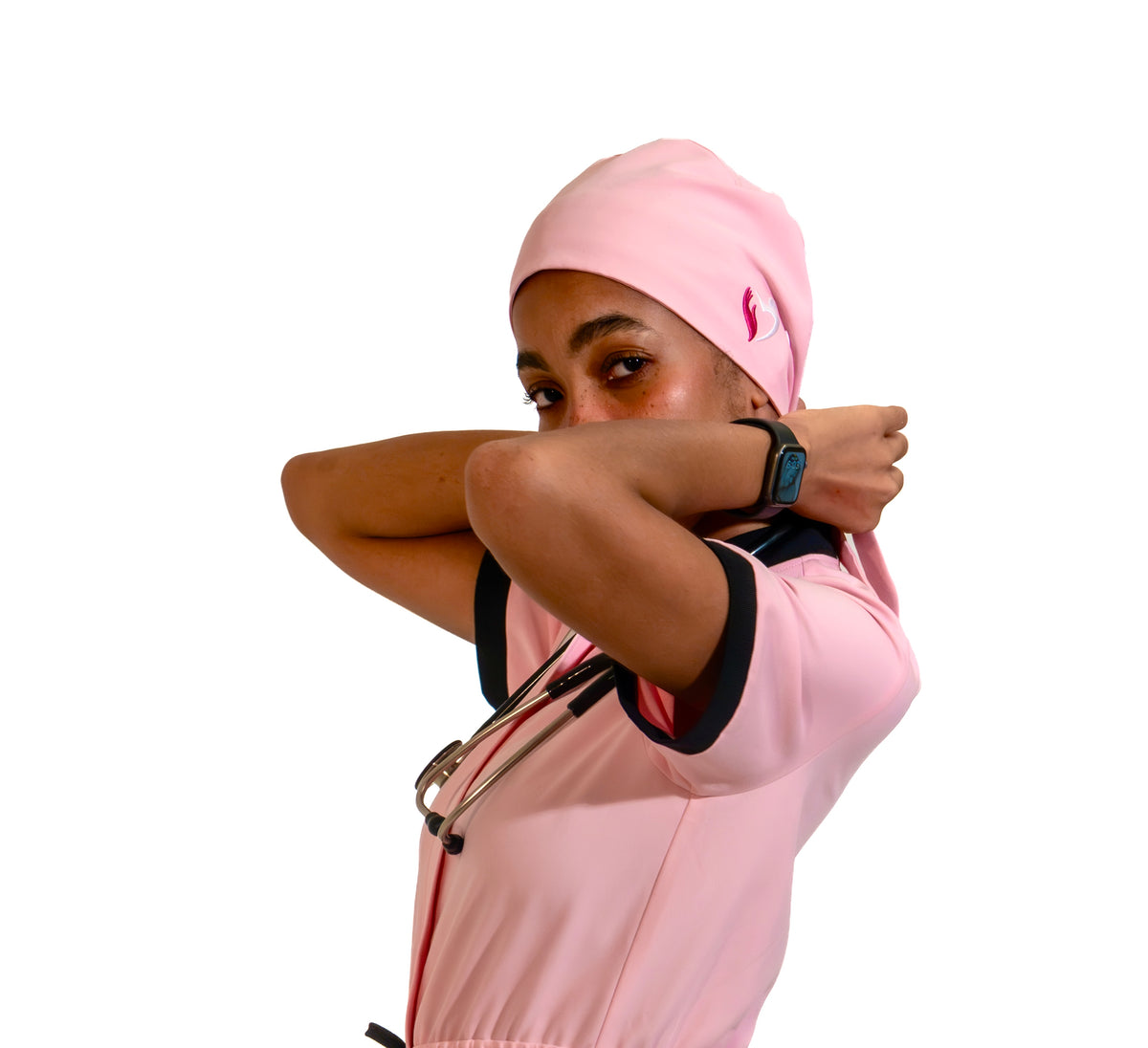 EMPIRE PINK SCRUB CAP